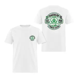 Pioneer Seeds American Made T-Shirt, 2 Sides, Est 1926 Graphic Tee, Agriculture Shirt, Oversized T-shirt for Men, Gift for American Farmers and Ranchers