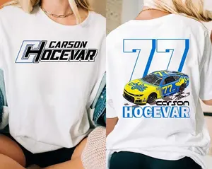 [Sale up to 50%] [Free Ship] Carson Hocevar Retro Racing Tee, Vintage NASCAR Carson Hocevar Shirt, Race Car Fan Gift