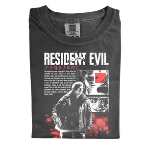 The Vintage Survival Horror Requiem Comfort Color Shirt, Dark Zombie Apocalypse Shirt, Gift for Men, Gift for Women, Crew Neck T-shirt, Trending T-shirt