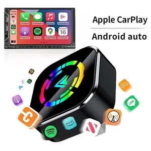 2025 Wireless Carplay Adapter for iPhone/Android - Fast Connection, No Latency, Hands-Free Calling & Charging, Wireless Adapter Electronic Charger Carplay Dongle, Carplay Dongle Connectivity