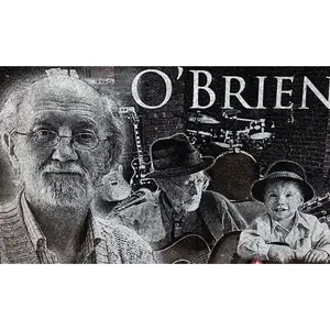 Jet Black Rock Pitch Grass Markers