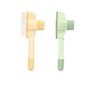 3-in-1 Pet Grooming Kit for Dogs & Cats, Detangling Comb, Flea Comb & Nail Clippers, Ideal for Long Haired Pets to Remove Loose Fur & Mats