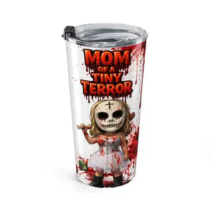 Bloody Drip Skull Tumbler, Baby purge girl Horror,  | 20oz mom horror, Horror kids