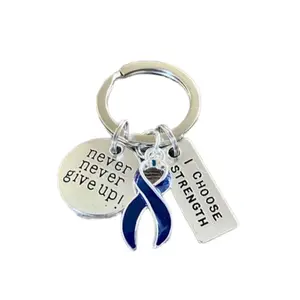 Colon Cancer Strength Keychain