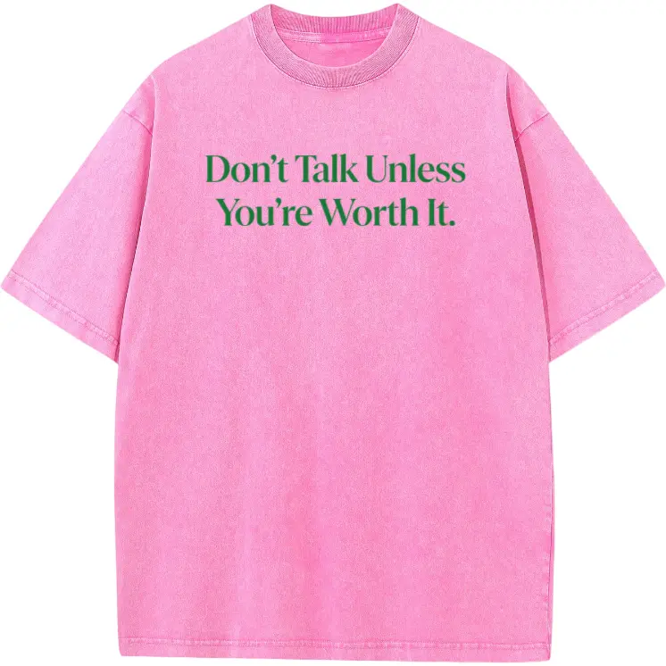 Classic Cotton Washed Tee with Inspiring Confidence Quote – Perfect for Casual Hangouts and Daily Walks
