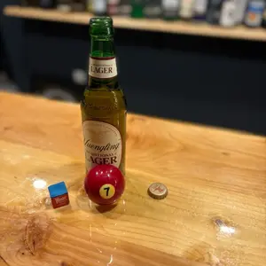 Number 7 Pool Ball Bottle Opener