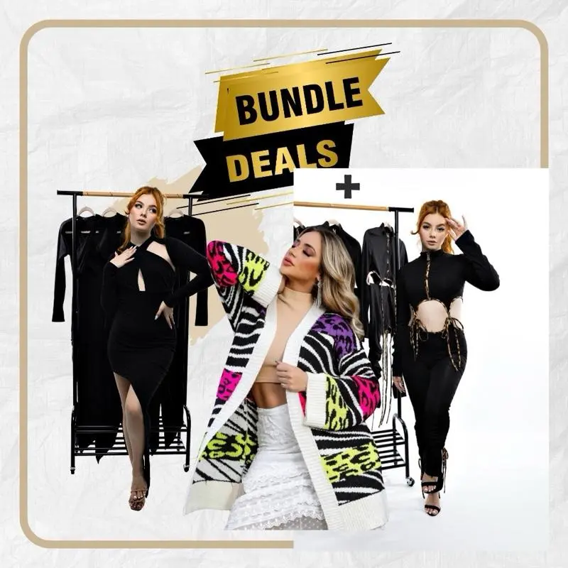 The Ultimate Baddie Bundle – Triple Looks, One Killer Deal Casual Dress Fashion Fit Womenswear Black Elegance Cutout Love Statement