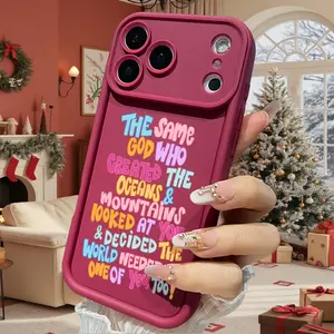 Inspirational Phrase Case for iPhone 17 Air 15 16 Plus Pro Max 16e 14 13 12 11 XS X Pocket-Friendly Shockproof Silicone Protective Softcase Protection