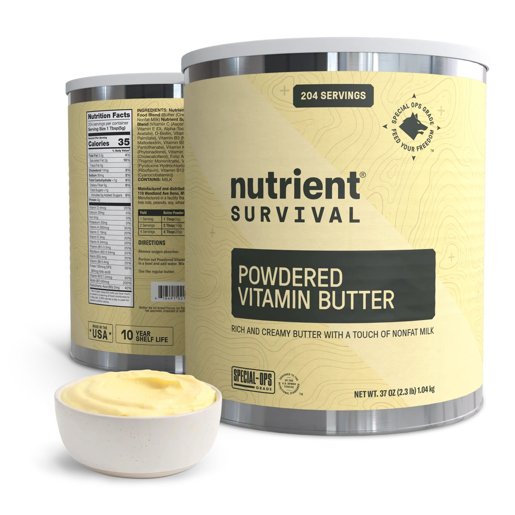 Powdered Vitamin Butter #10 Can
