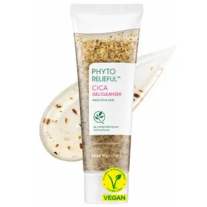 Thank You Farmer Phyto Relieful Cica Gel Cleanser 120ml Gentle Face Wash for Sensitive Skin