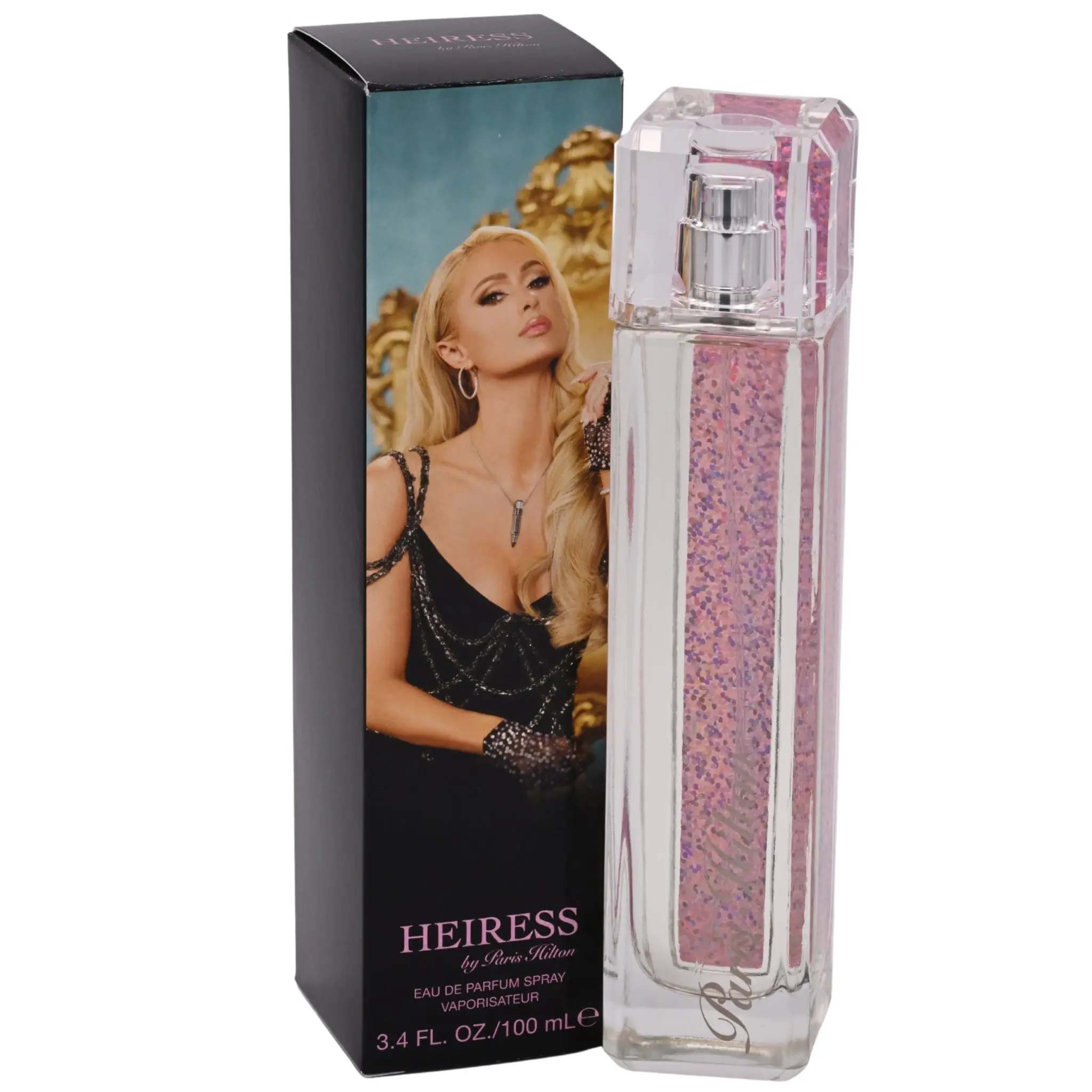 Paris Hilton Heiress Eau de Parfum for Women, Fruity Floral Scented Fragrance with Peach & Champagne Mimosa Notes, Perfume Spray, 3.4 fl oz, Fragrances And Perfumes, Glamorous, Women's Fragrance