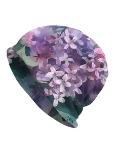 Lilac Bonnet Homme Fashion Thin Hat Skullies Beanies Caps For Men Women Beanie Fitted Novelty Fabric Hats