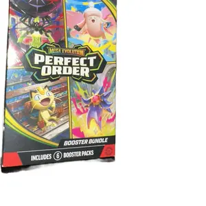 Perfect Order Booster Bundle - Includes 6 Booster Packs - Mega Evolution Theme - Ideal for Collectors and Enthusiasts