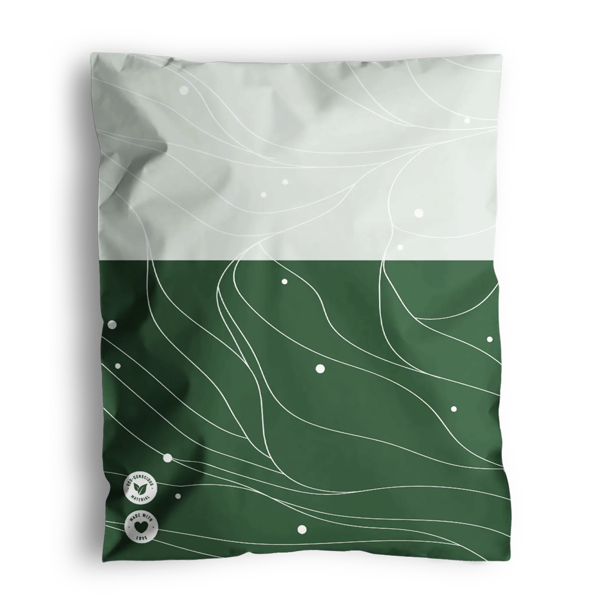 Japanese Green Mailers 10" x 13"