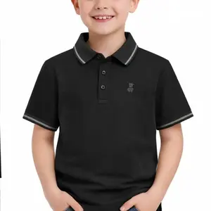Kids Dry Fit Polo- Top for Children Comfortable Material- Shortsleeve