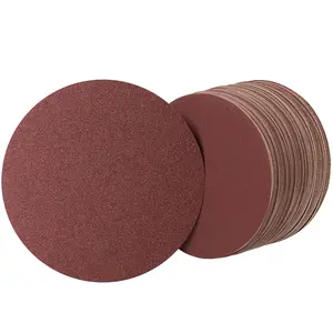 PSA Sanding Discs 6 Inch 100 PCS 60 80 120 180 240 320 400 600 800 1000 Grit Self Stick Sanding Discs for Orbital Sander and Belt Disc Sander