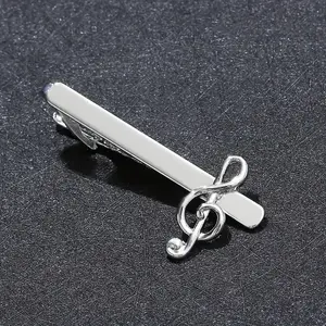 Funky Music Note Tie Clip for Men, Perfect for Musicians & Style Enthusiasts