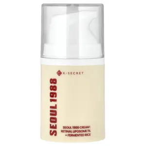 K-Secret Seoul 1988 Cream, Retinal Liposome 1% + Fermented Rice, 1.69 fl oz (50 ml)