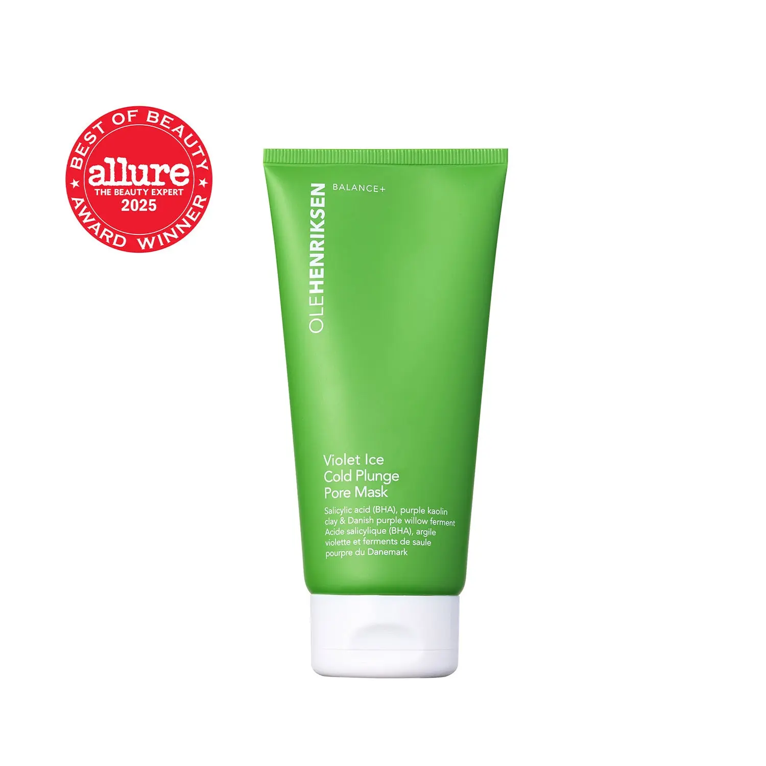 Ole Henriksen Violet Ice Cold Plunge Pore Mask 3oz Lightweight Whipped Clay for Smoother Skin & Clarifying Pores Instant Pore Clearing Arnica Gel Face