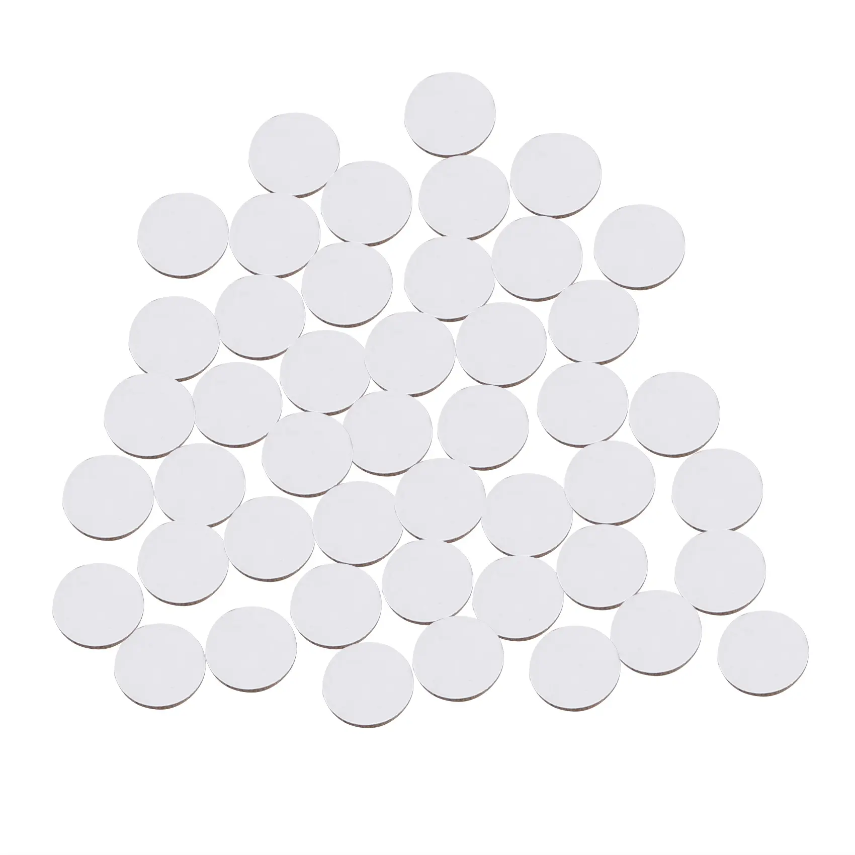 Round Felt Furniture Pads, 48 Pack Self-Stick Floor Protectors for Hardwood & Ceramic, 1 Inch Diameter, 3mm Thick for Noise Reduction, Moving Furniture, Reduces Friction, Diameter 1", Round Shape, No, 48-Pieces
