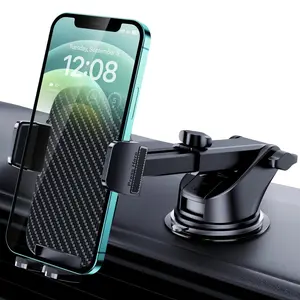 FESIYOYE Car Phone Mount [Washable & Reusable Suction] Phone Stand for Car Phone Holder Mount Dashboard Windshield Accessories Automobile Cell Phone Holder for iPhone Smartphone Universal Cradles