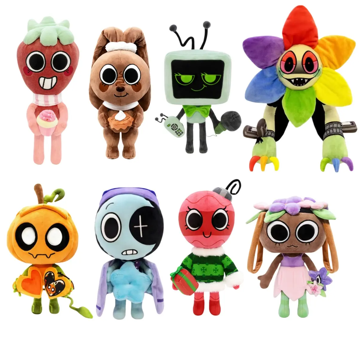 Dandy's World Plushie Soft Stuffed Character Toy Horror Game Collectible for Kids Birthday Gift