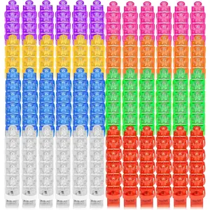 200Pcs 8 Colors LED Finger Lights for Kids, Light Up Finger Flashlights for Halloween Trick or Treat, Christmas Party Favors, Goodie Bag Fillers, Back to School Classroom Prizes