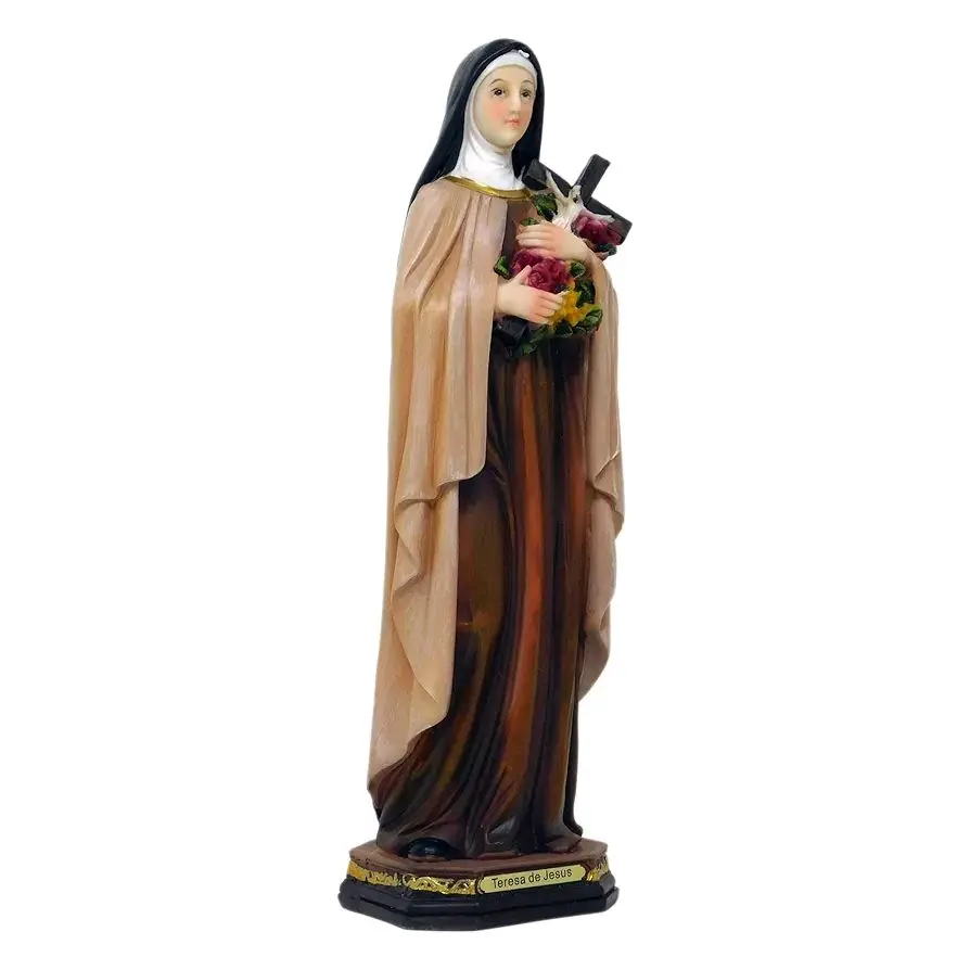 Teresa de Jesus 12" Inches Tall St. Therese Estatua Brand new Religious Decor Statue