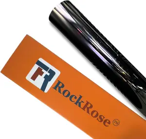 RockRose Charcoal 2PLY Air Nano Ceramic Car Tint for Cars or Building Adhesive Film Easy Shrink, Plotter Friendly