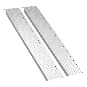 880LBS Aluminum Loading Ramps, 63" L x 8.66" W Anti-Slip Truck/Trailer Ramps, Versatile as Shed Ramp for Riding Mower, Lawn Mower & Motorcycle Hauling