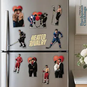 Heatedd Movie Riivalry Couple Acrylic Magnet, Shanee Hollanderr and Ilyya Razanovv Magnet,Hollanov Hockey Merch Decoration
