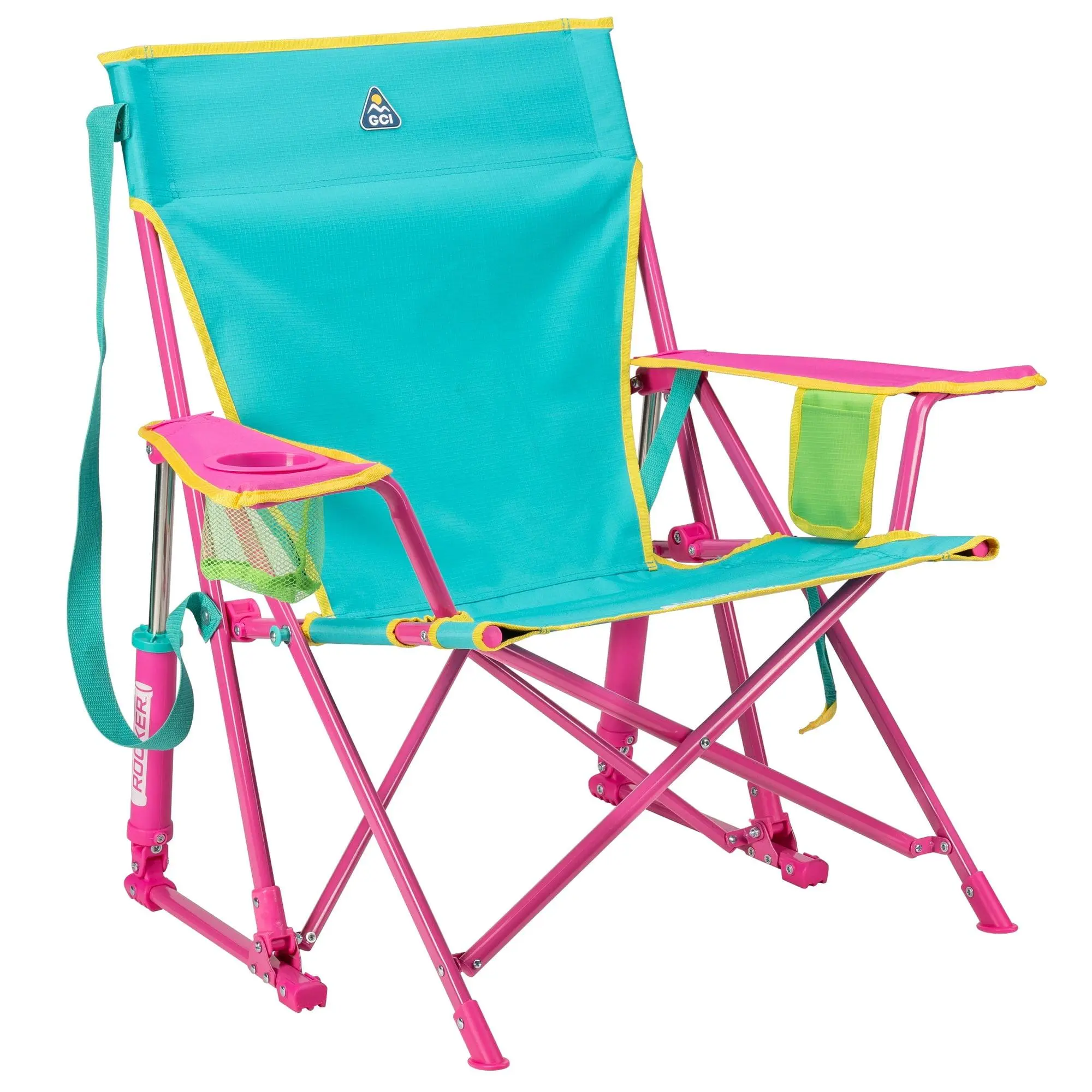 GCI Outdoor Kickback Rocker Low Profile Rocking Camp Chair GCI Outdoor Kickback Rocker Low Profile Rocking Camp Chair