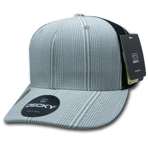 212 MAIN Snapback Trucker Cap, Rapid Dominance 6018-131 6-Panel Mid-Profile Structured Plaid Hat, 131-Black, 1 Size Fits Most, Casual