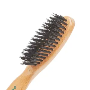 Vegan "Boar" Bristle Hair Brush and Beard Brush for Men