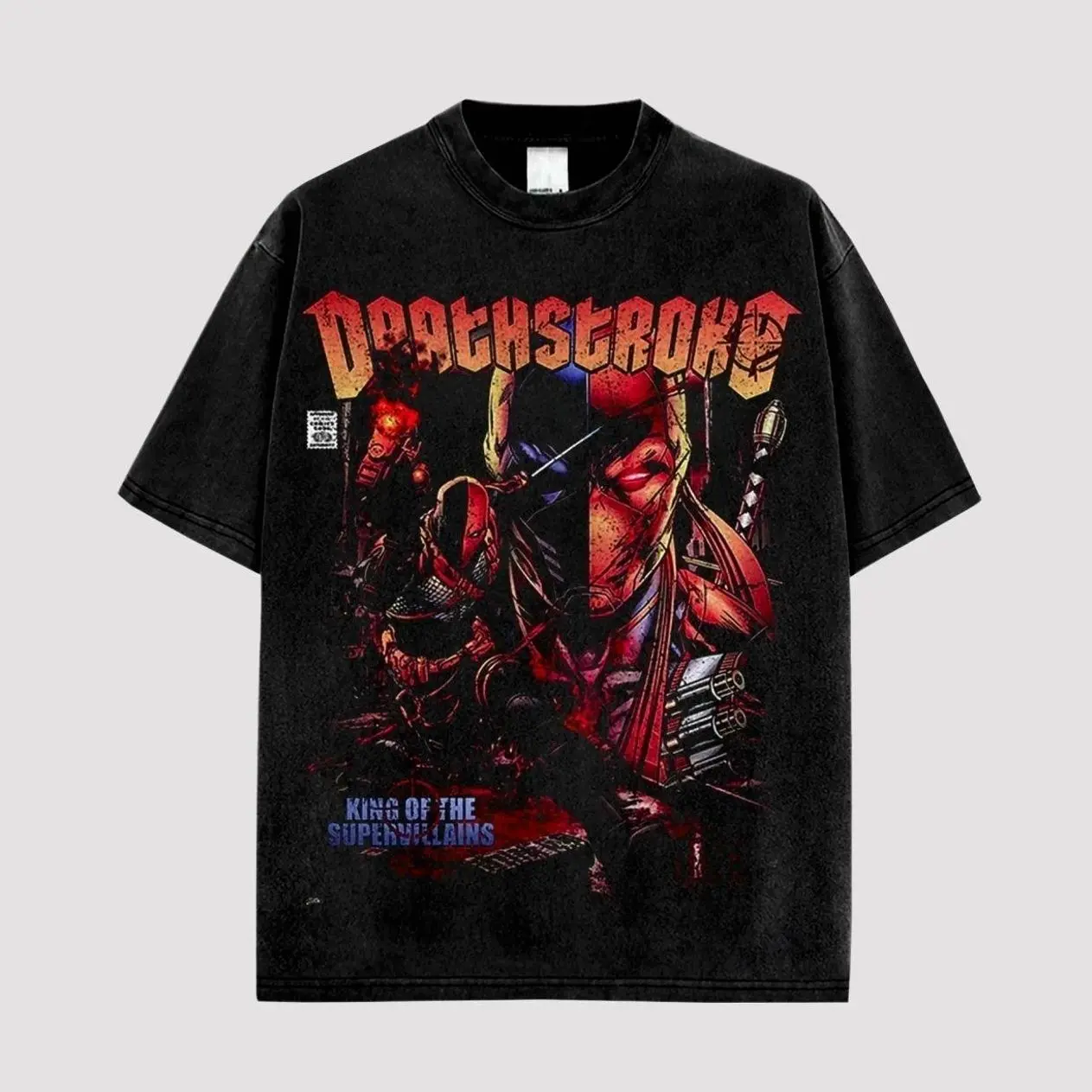 Deathstroke Premium Cotton T-Shirt V1, Deathstroke Fans T-Shirt, DC Fans Club T-Shirt, Dark Superhero T-Shirt, Comic Book Fans T-Shirt, Superhero Graphic Tee. 73P N7K