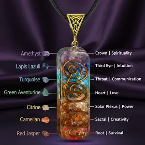 Reiki Charged: Crystal Amulet for Instant Energy Balance & Chakra Alignment | Perfect gift idea for girlfriend, her, Christmas, Valentine