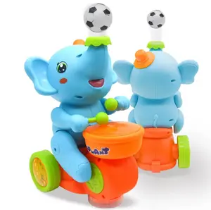 New Interactive Elephant Toy 8x6x5 inches for Toddlers & Kids with Music & Soft Drum Feature New Interactive Elephant Toy 8x6x5 inches for Toddlers & Kids with Music & Soft Drum Feature