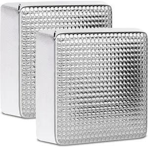 2Pcs 14x14x2.8 RV Skylight Insulator, Waterproof RV Vent Insulator Skylight Covers for Inside Camper, RV Sunroof Shade Skylight Pillow for Shower