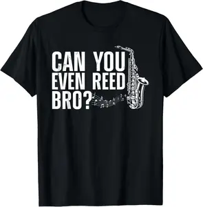 100% cotton Unisex Funny Saxophone Design For Men Women Saxophone Player Reed T-Shirt