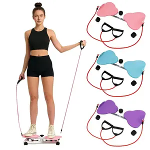 Waist Twister Machine – Slip Ab Board for Core Strength & Tighten Waist – Home Gym Aerobic Exercise Equipment for Women, Supports 330 lbs