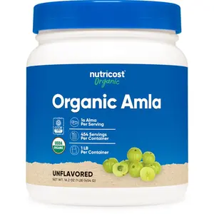 Nutricost Organic Amla Powder 1 Pound (Unflavored) 1 G per serving