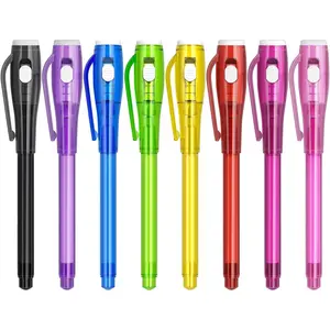 Invisible Ink Pen Spy Game for Kids, Party Favors Toys for Girls Boys, Magic Markers for Boys Girls Fun Outdoor Toys, Birthday for 6-13 Year Old Girls Boys (8PCS)