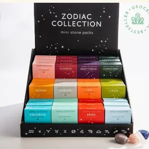 Zodiac Stones Set: Natural Crystal for All 12 Zodiac Signs