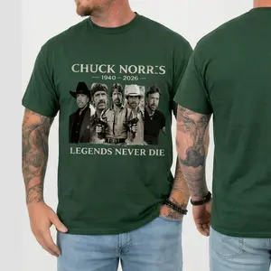 RIP Chuck Norris Walker Texas Ranger T-Shirt, Vintage Cowboy Graphic Tee, Classic Western TV Series Shirt, Menswear Unisex Cotton Casual Gift