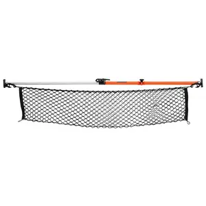 VEVOR Cargo Bar, Cargo Bars Adjustable from 40 to 73, Heavy-duty Steel Cargos Stabilizer with Storage Net Divider Bar, Telescoping Load Lock Bars for SUVs, Sedans