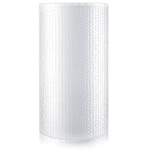 Bubble Cushioning Wrap Roll, 3/16" x 12" x 15 ft, Perforated Every 12" for Packaging, Shipping, Mailing & Postal Supplies
