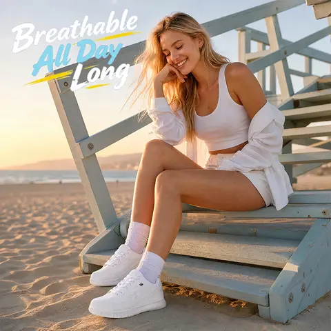 British Knights Women's Sneakers - Casual Lightweight White, Bold Paneling, Vintage-Style, Classic Cushioned, All-Seasons Daily Wear (Gen X Streetwear Target) Women's Casual Trainers