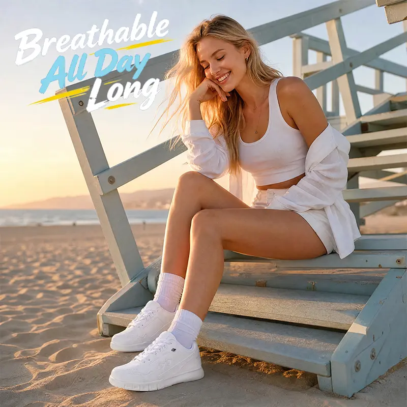 British Knights Women's Sneakers - Casual Lightweight White, Bold Paneling, Vintage-Style, Classic Cushioned, All-Seasons Daily Wear (Gen X Streetwear Target) Women's Casual Trainers