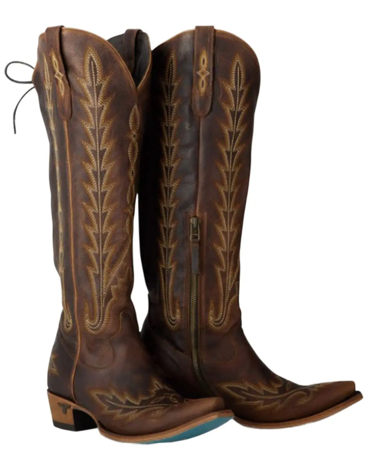 Lane Women's Women'S Lexington Knee High Corset Western Boot Snip Toe - Lb0562f