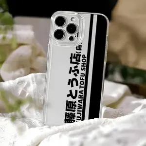 Hot Anime Initial D AE86  Phone Case Transparent Phone Case For iPhone 16 15 14 13 12 11 Pro Max XR Plus